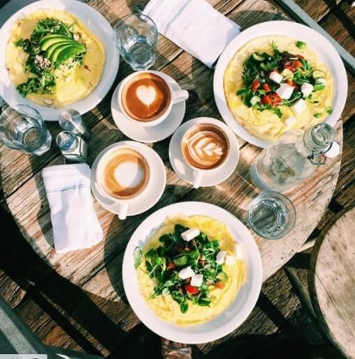 Delicious breakfast at Malibu Farm Pier Café