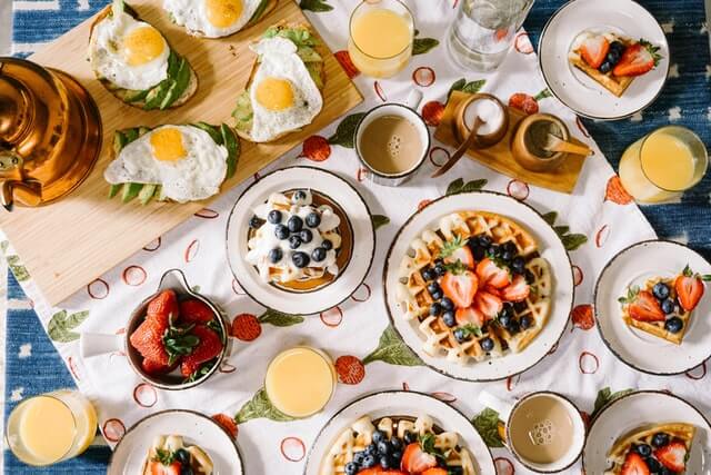 Delicious breakfast