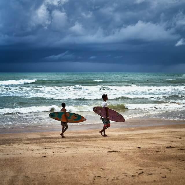 Surfers in Thailand