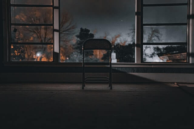 a haunted room