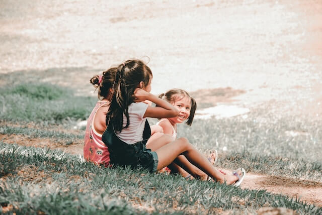 Kids having fun